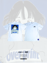 Over Print Pop Art Tee Ver:3 (Blue x Grey) *Coming KOBE Popup Limited